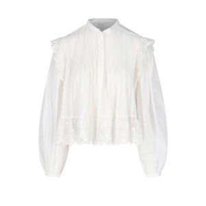 Isabel Marant Mikia Ruffle Embroidery